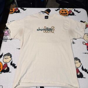 HUF x Chocolate Skateboards Collab Tee Cream Men's L